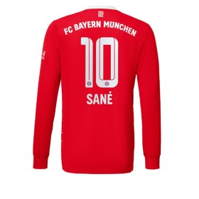 Herren Fußballbekleidung Bayern Munich Leroy Sane #10 Heimtrikot 2022-23 Langarm